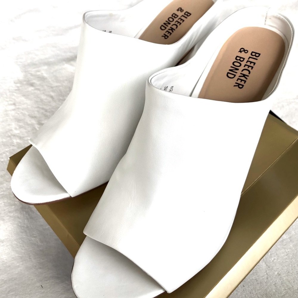 Bleecker & Bond Elise Block Heel Sandal NWOT